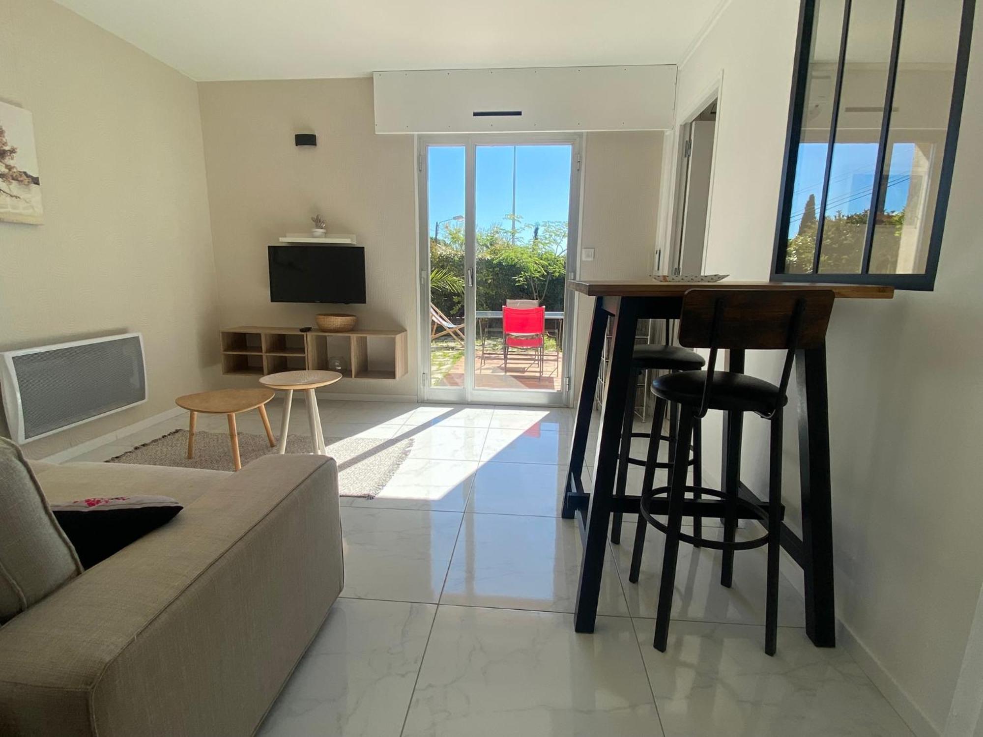 Appartement Cosy A Sanary Plage De Portissol-Climatise-Parking Prive Extérieur photo